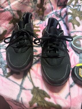 Nike Black Mesh Running Shoes